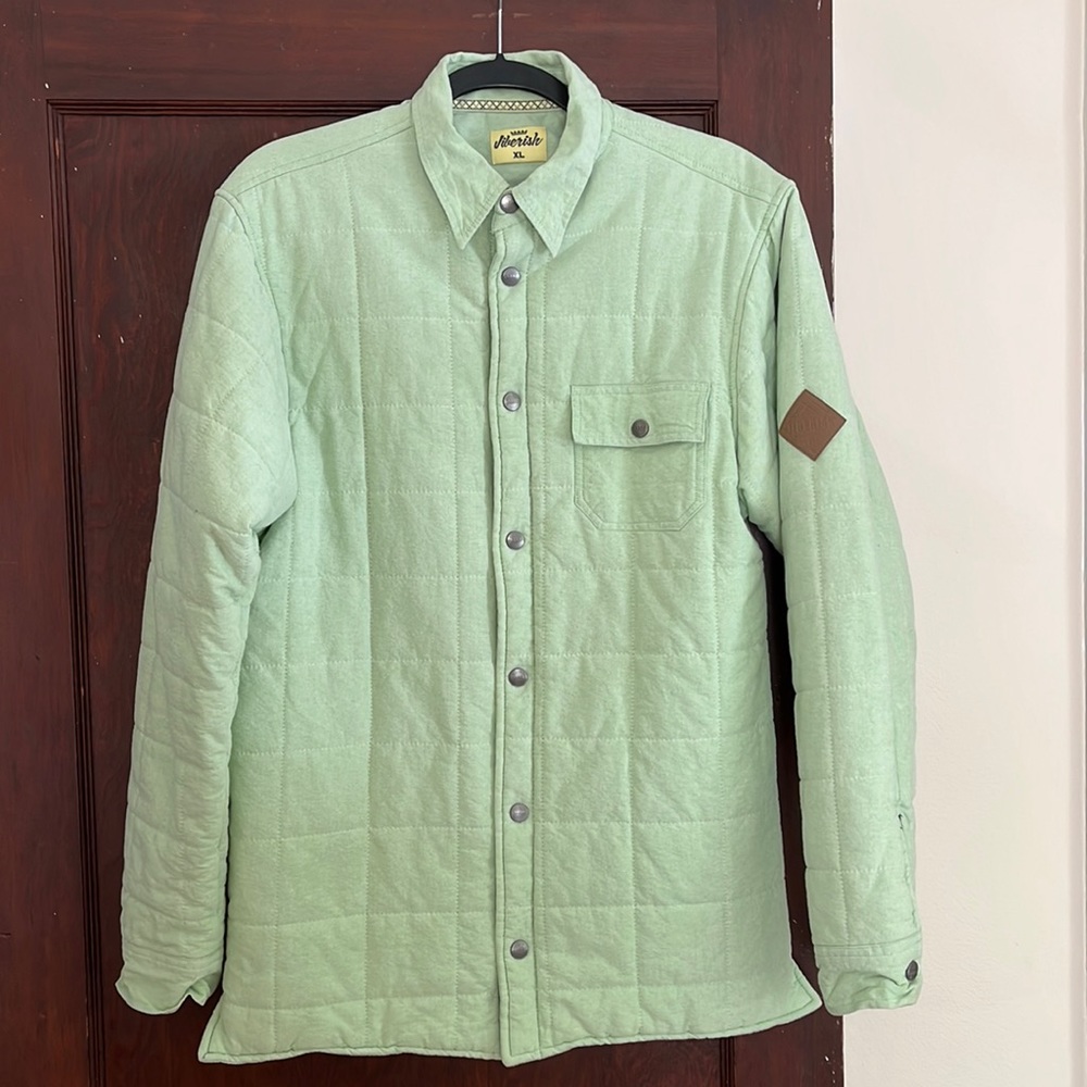 Mens Jiberish quilted jacket